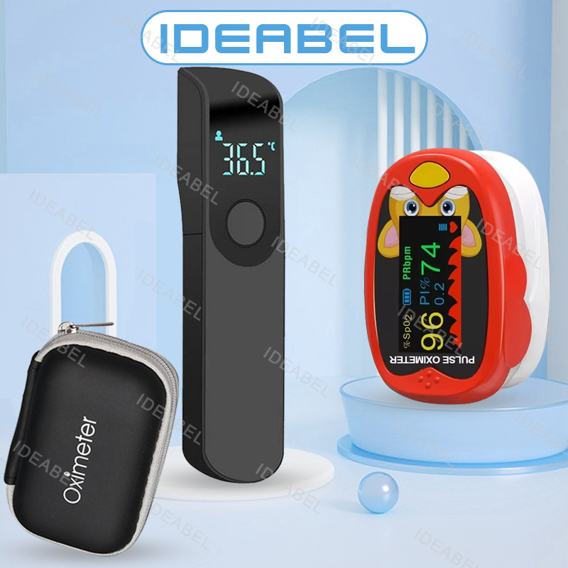 Pulse Oximeter - USB-oximeter Vinger Medische infrarood-voorhoofdthermometer Digitale contactloze