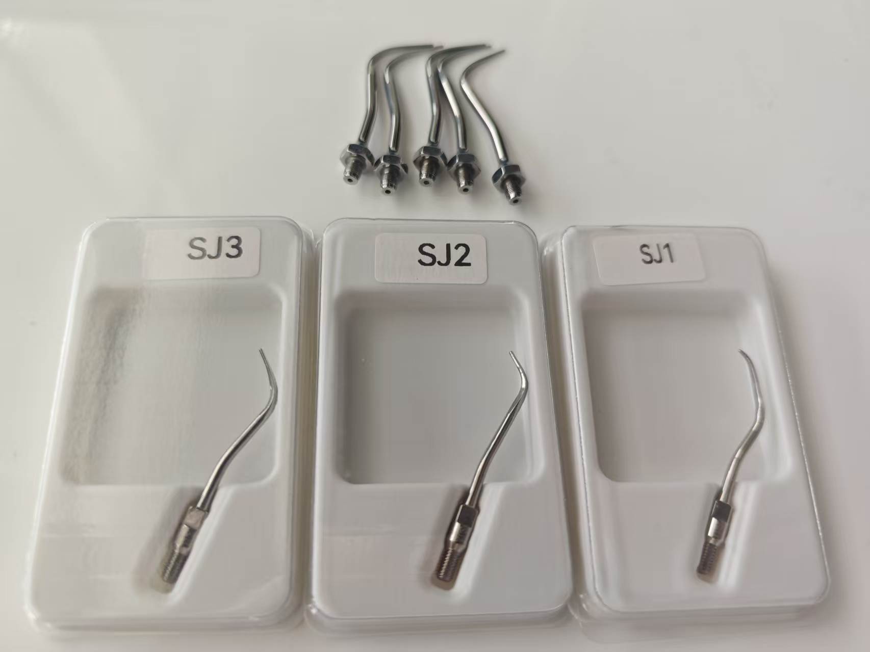Dental Scaler Ultrasonic - 5PCS Dental Ultrasone Scaler Tips SJ1-SJ3